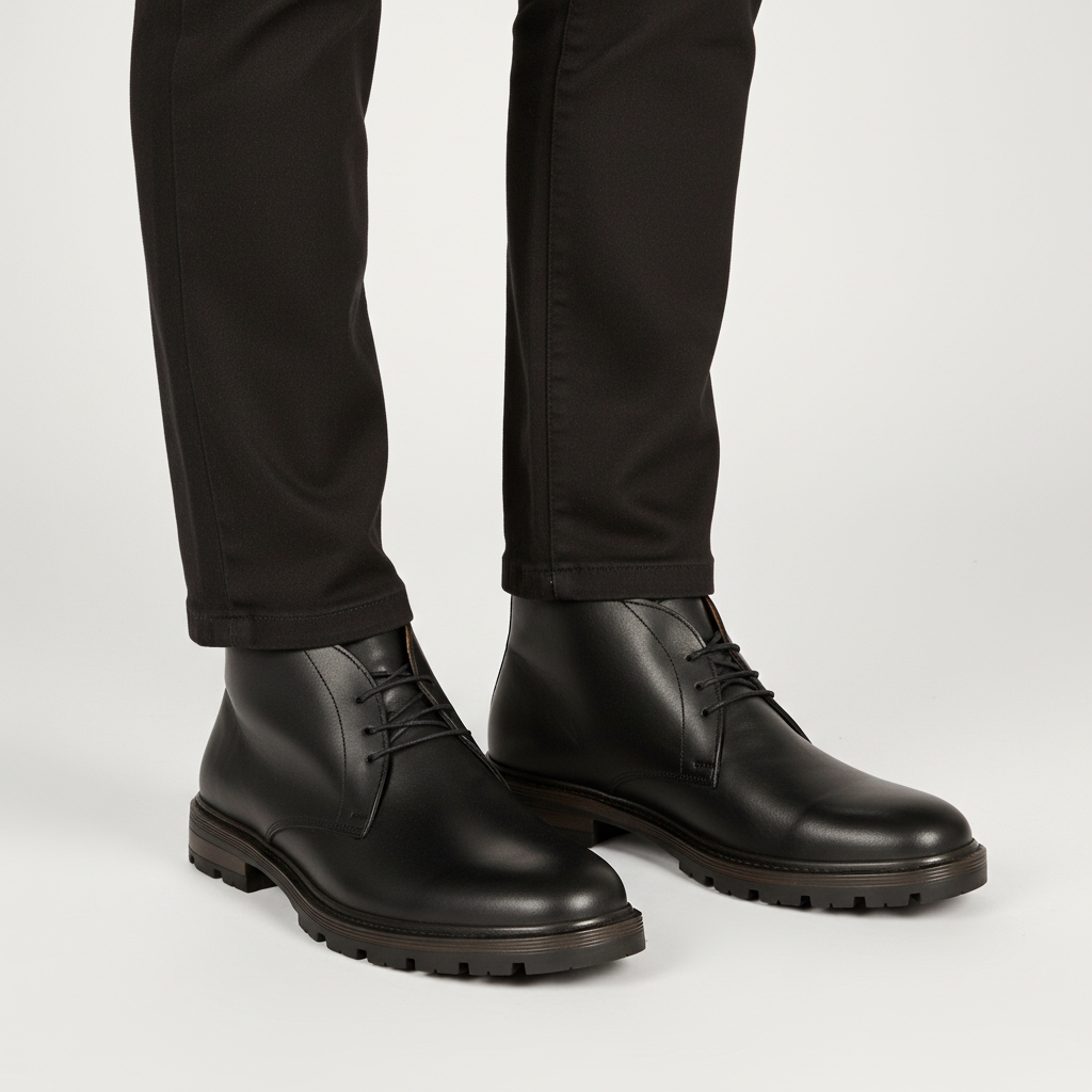 Bota Clásica de Cuero para Hombre