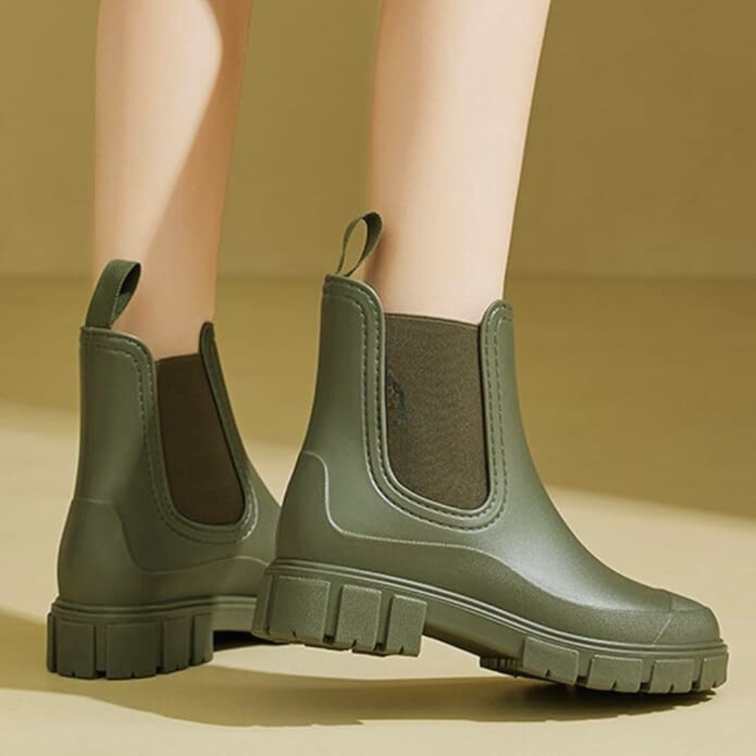 Botas impermeables para mujer con suela antideslizante