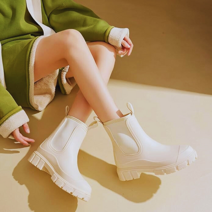 Botas impermeables para mujer con suela antideslizante