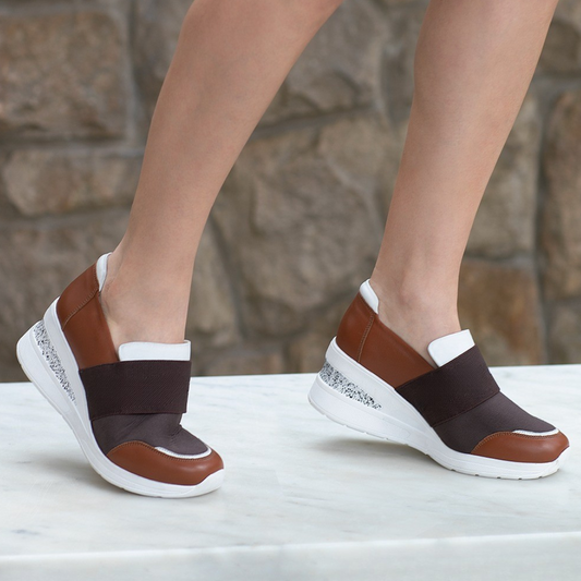 Zapatos ortopédicos con suela antideslizante para mujer