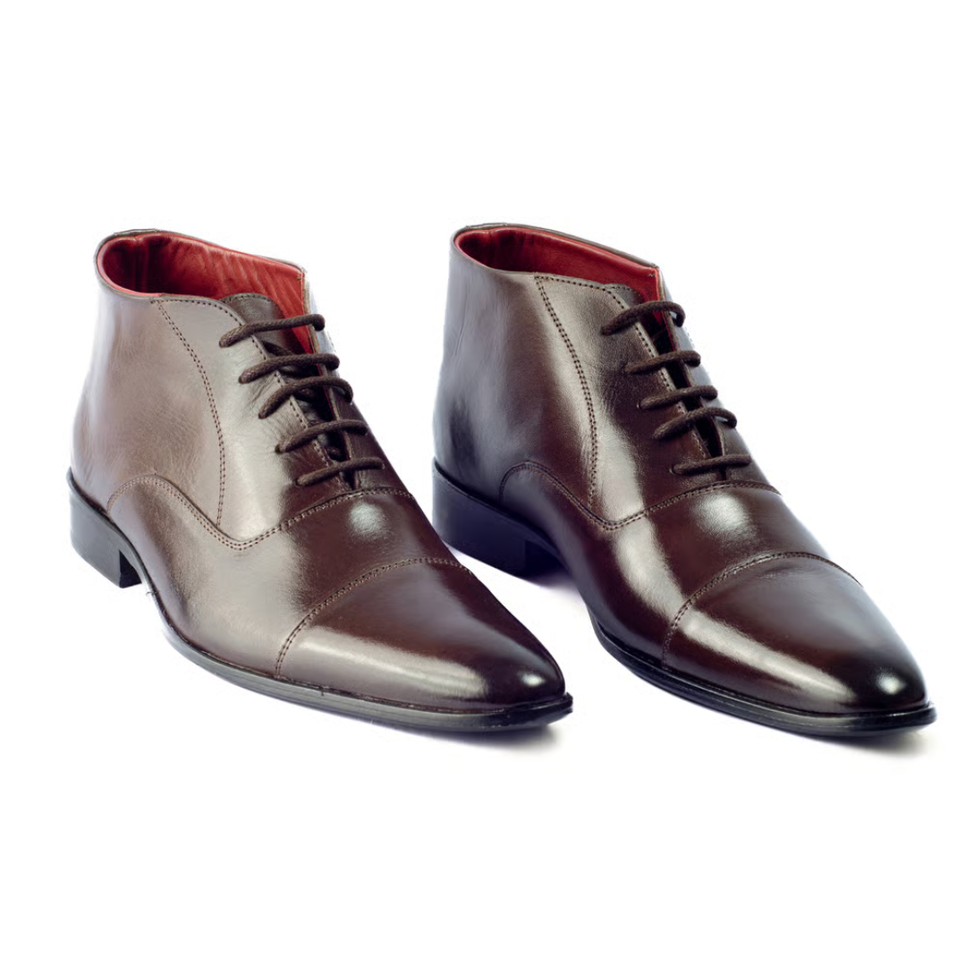 Botines casuales de tacón bajo para hombre