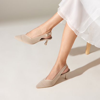 Zapatos de Tejido Transpirable con Tacón para mujer