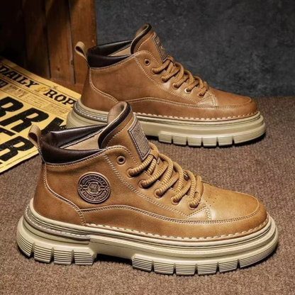 Botas de estilo británico en cuero