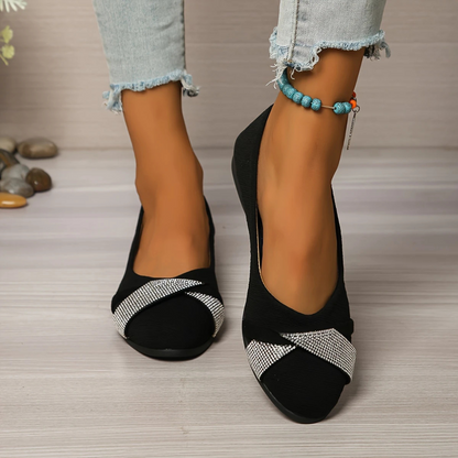 Bailarinas con Brillantes de suela ergonómica