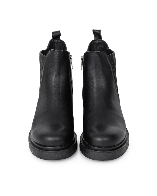 Bota de Cuero Genuino Durabilidad y Estilo Urbano Versátil Para Mujer