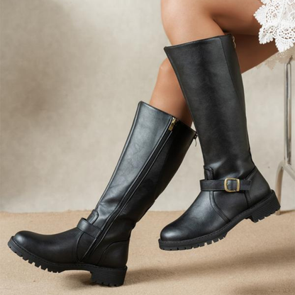 Botas Altas Botas Ortopédicas de Cuero Suave para Mujer®