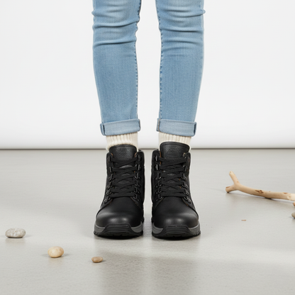 Botines casuales de cuero para mujer®