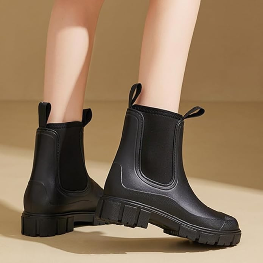 Botas impermeables para mujer con suela antideslizante