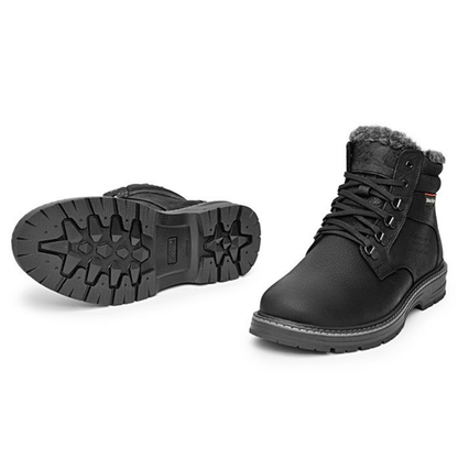 Botas de Invierno en Cuero Natural