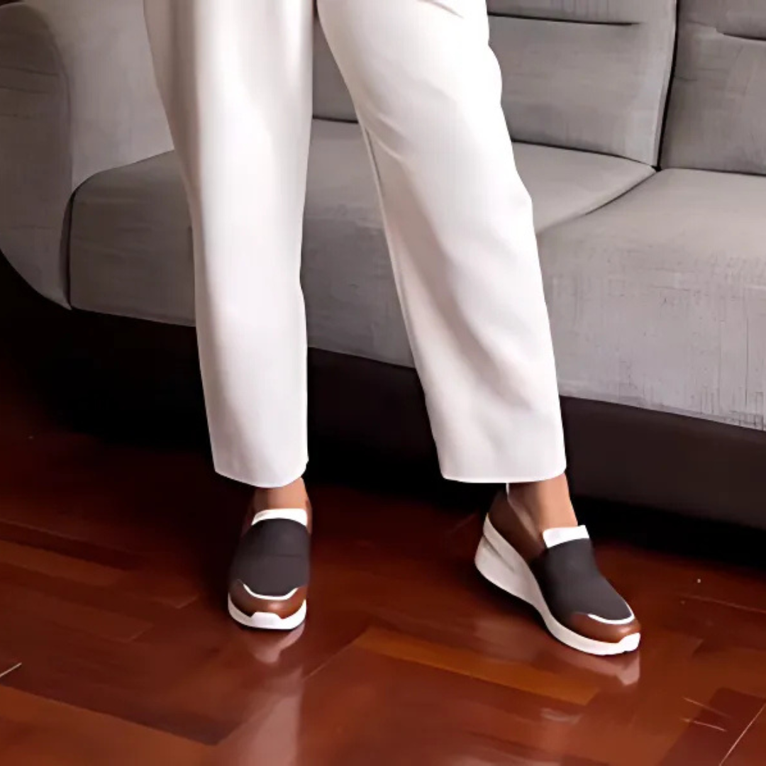 Zapatos ortopédicos con suela antideslizante para mujer