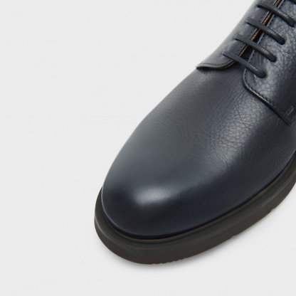 Zapatos de piel con suela resistente y acabado elegante para hombre®