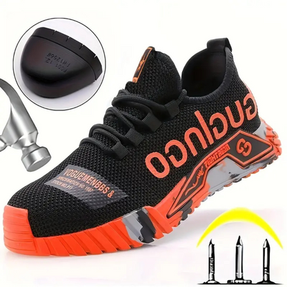 Zapatos de seguridad con cordones para hombre