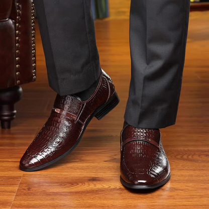 Cómodos y lujosos zapatos de cuero para hombre