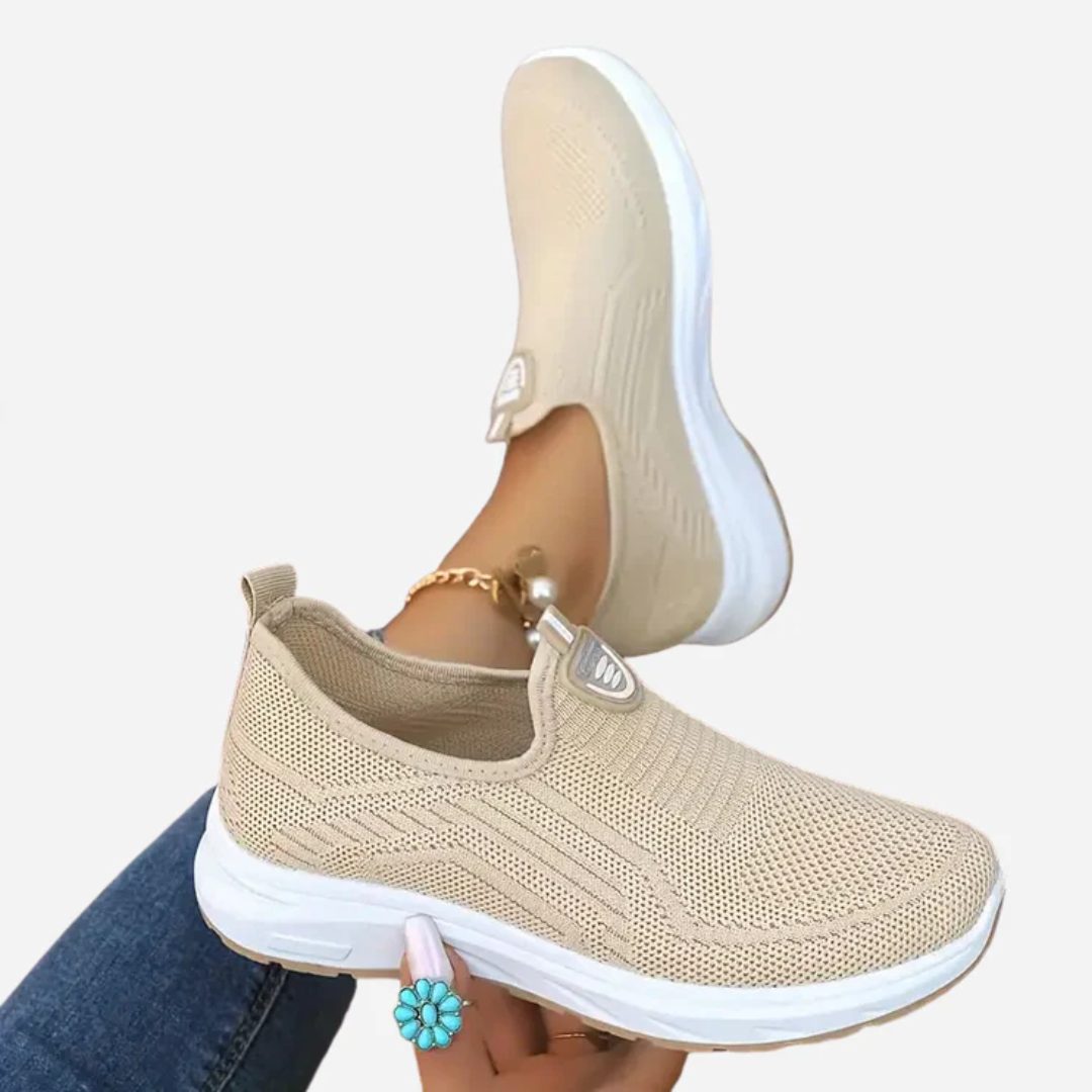 Zapatos de malla transpirables sin cordones para mujer®