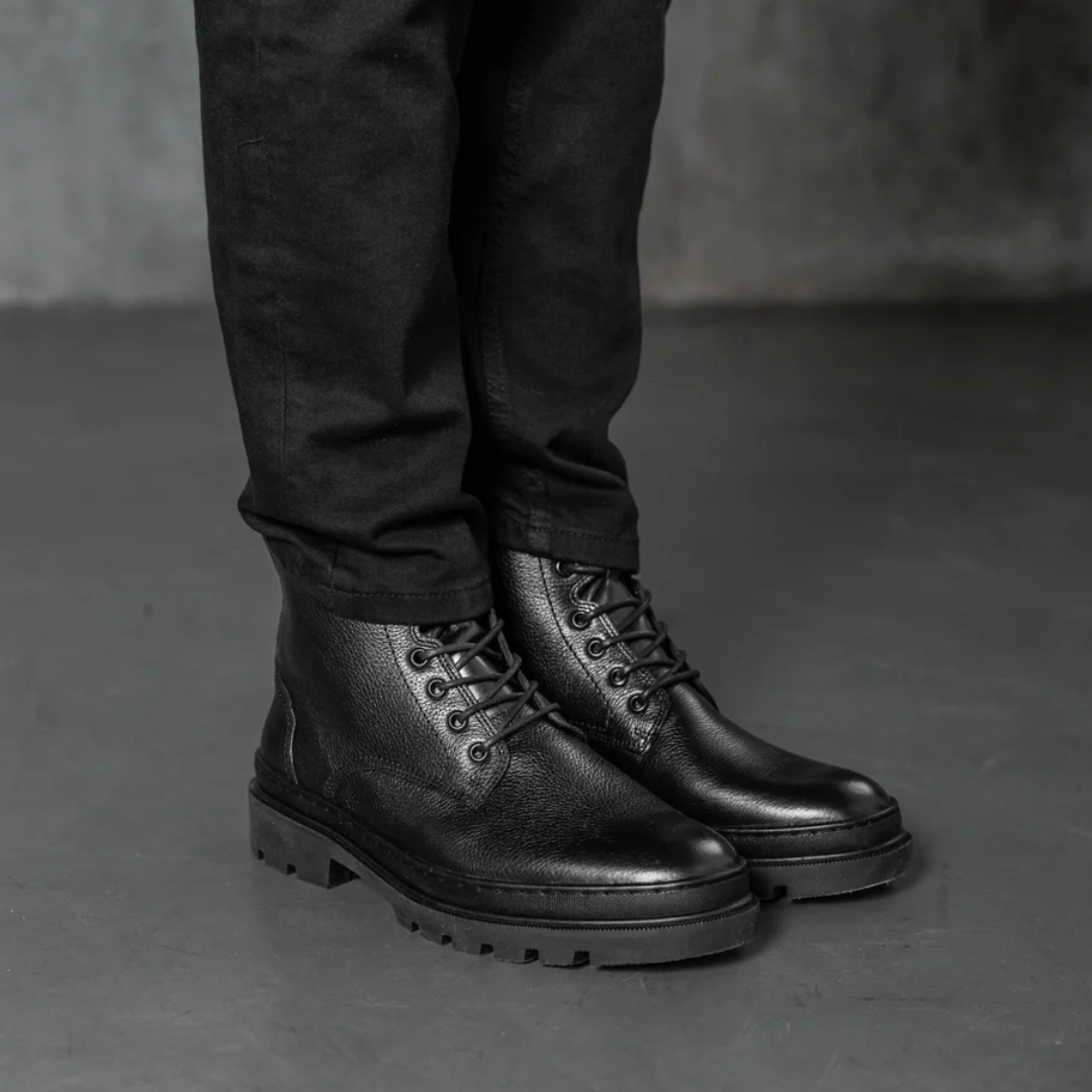 Botas de Cuero Premium de Estilo Urbano Para Hombre
