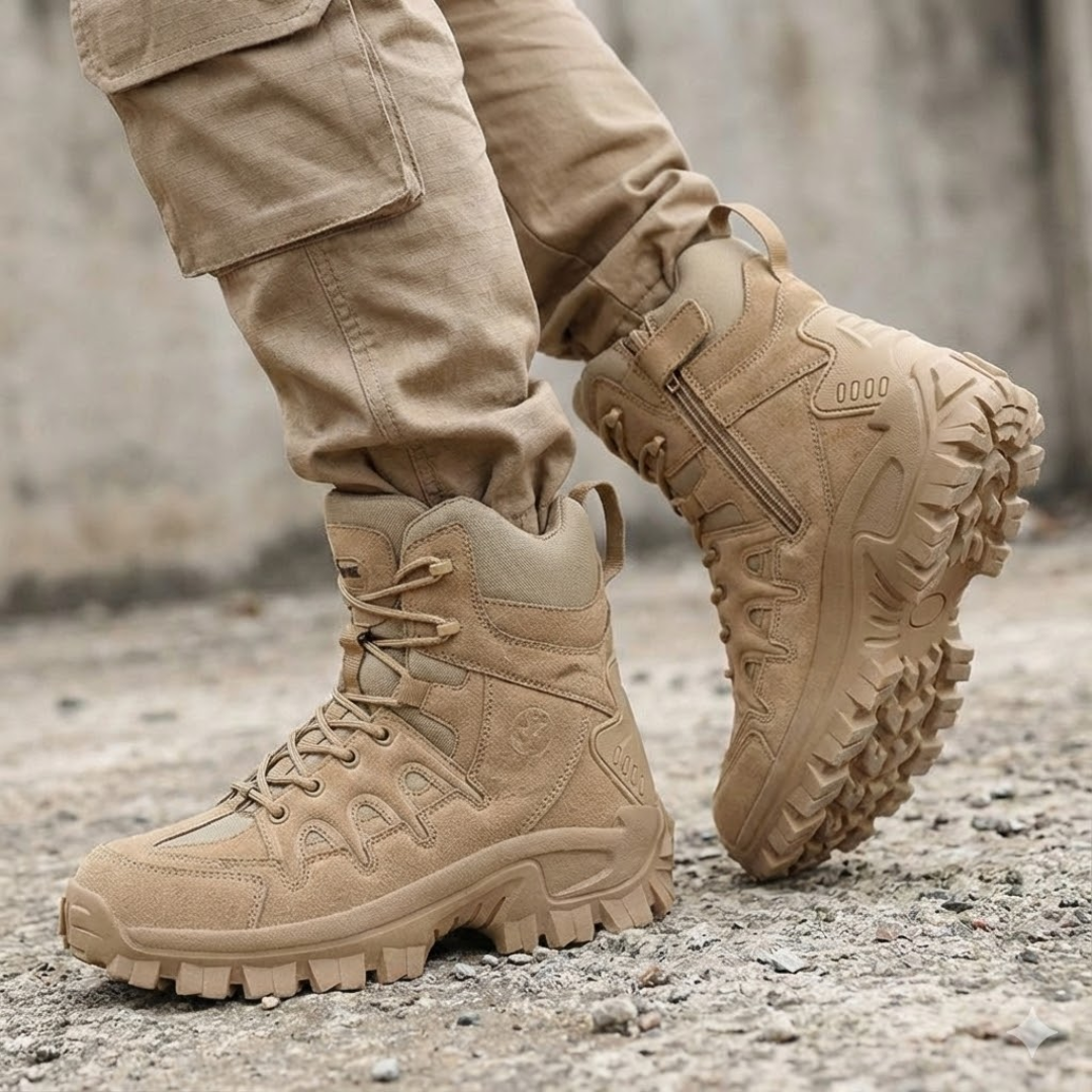 Botas Robustas de Seguridad con Punta de Acero e Impermeables para hombre®