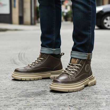 Botas de estilo británico en cuero