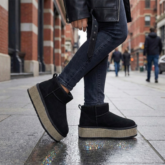 Bota de Caña Baja Confort Térmico y Estilo Diario