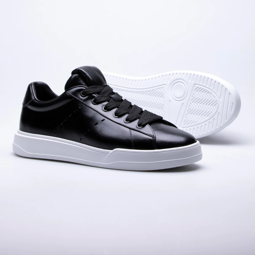 Zapatos urbanos de cuero y suela ortopédica para hombre