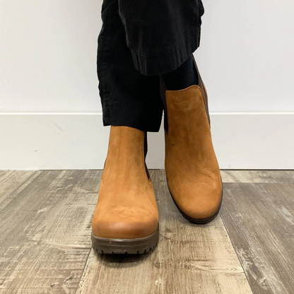 Botas de Cuero con Suelas Resistentes para Mujer