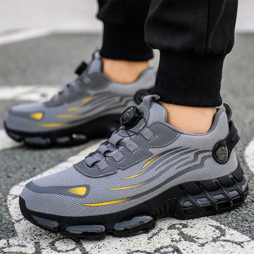 Botas de seguridad para hombre con hebilla giratoria