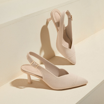 Zapatos de Tejido Transpirable con Tacón para mujer