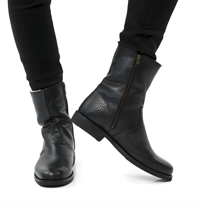 Bota de Cuero con Interior Abrogado para Hombre®