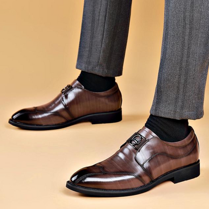Zapatos formales de cuero genuino de alta calidad para hombre