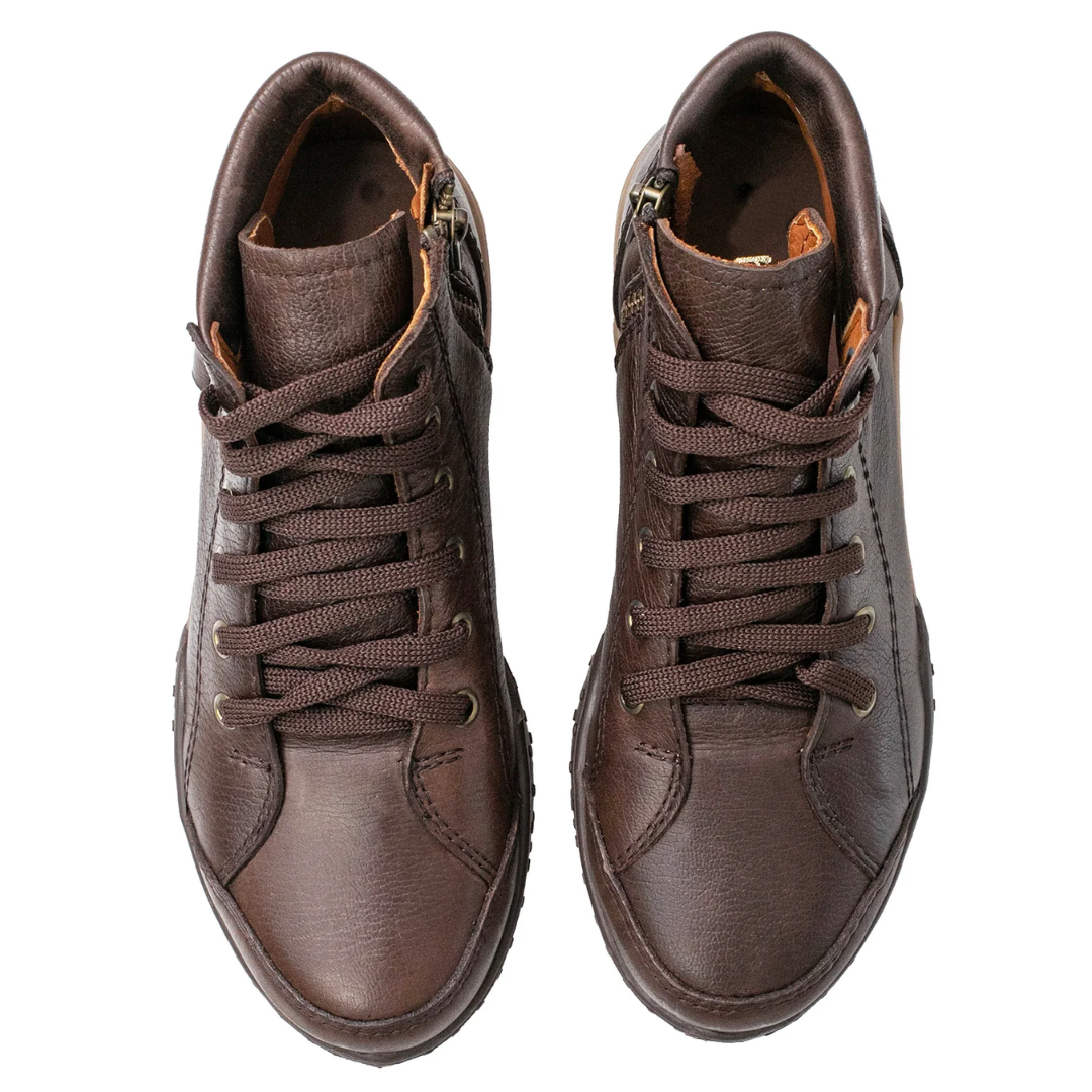 Botín de Estilo Militar en Cuero para Hombre®