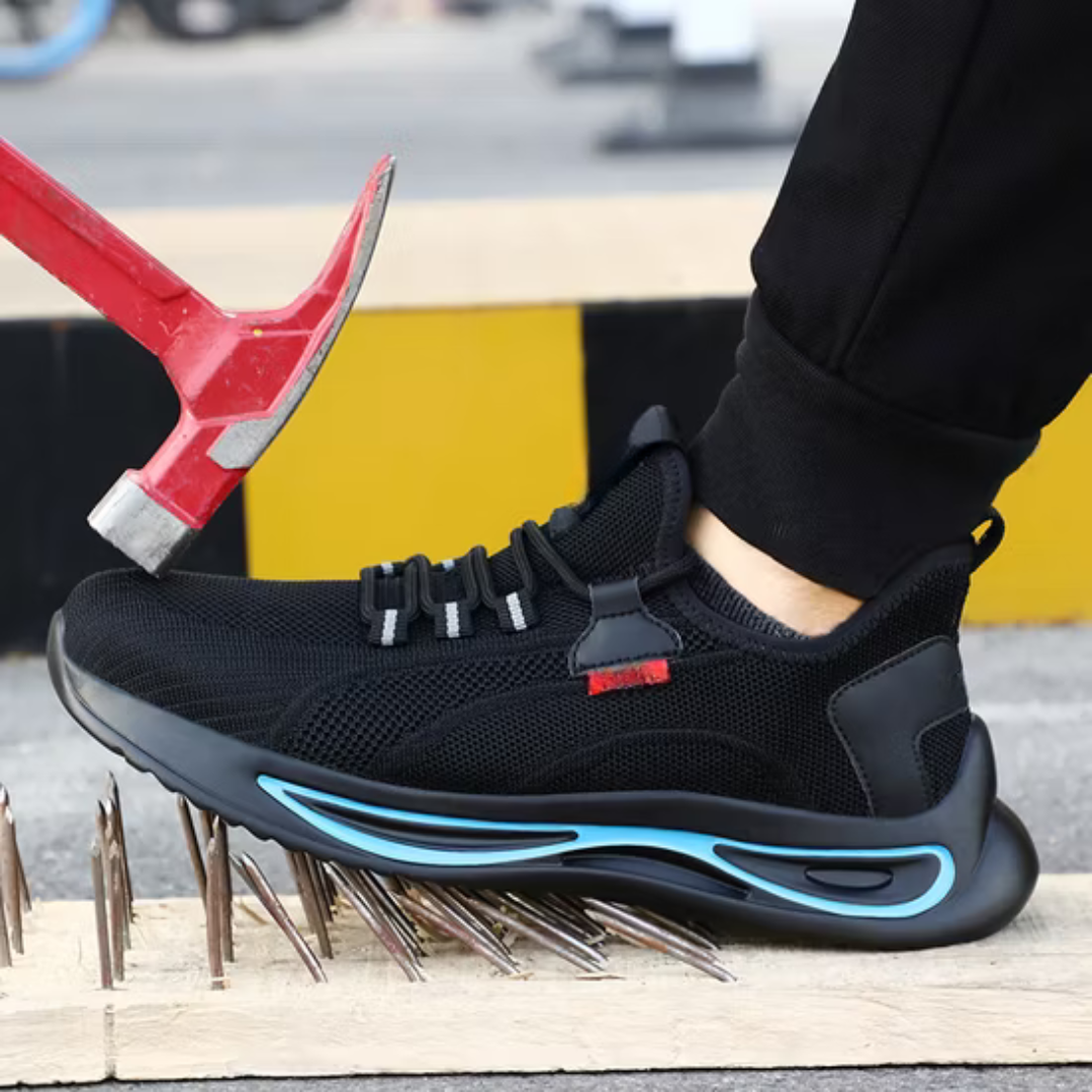 Zapatos de seguridad con puntera de acero para hombre