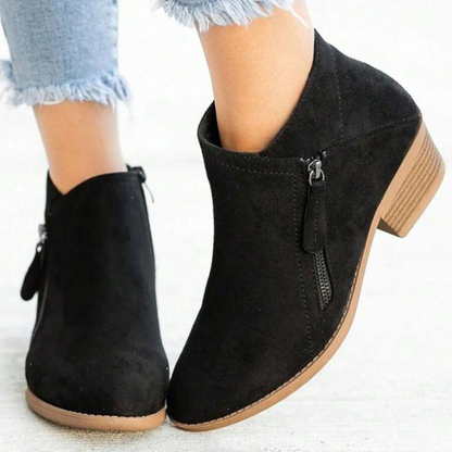 Botas de caña media para mujer con cremallera lateral®