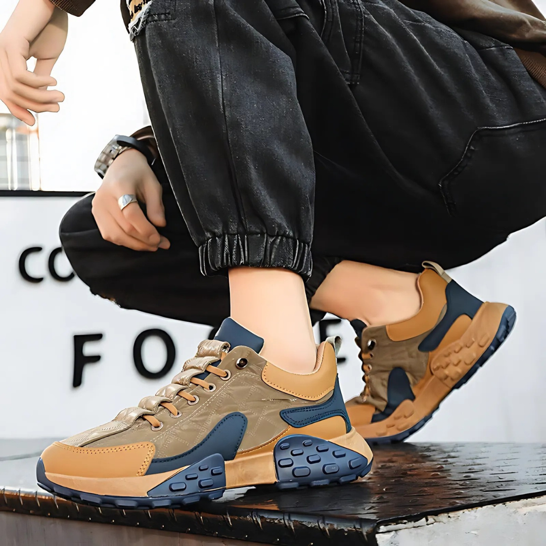 Zapatos deportivos resistentes al agua con suelas duraderas para hombre