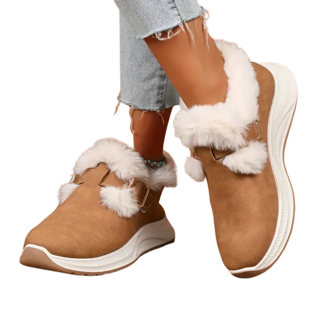 Bota de Invierno Impermeable y Acogedora para Mujer®