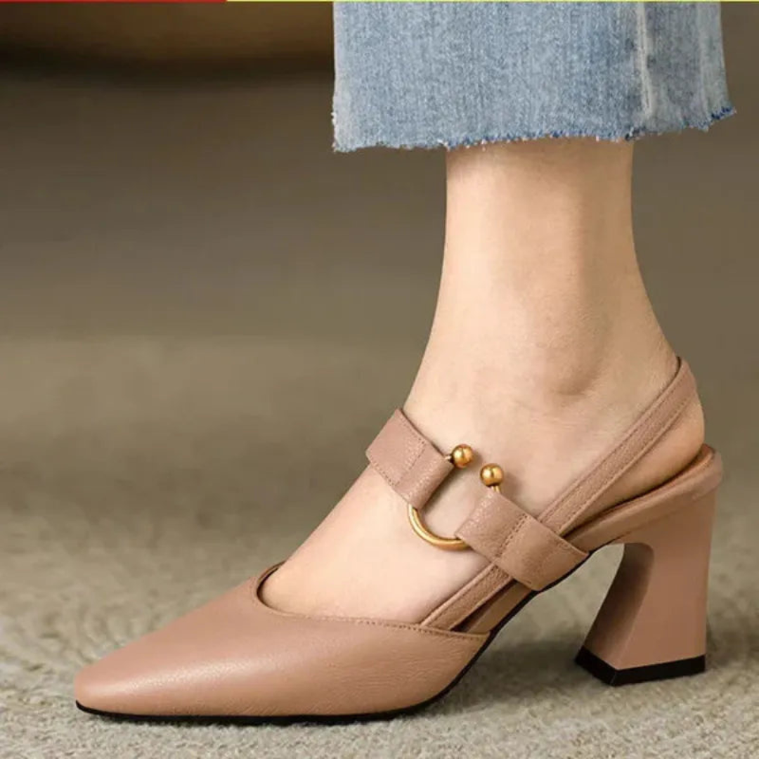 zapatos ortopédicos Cómodos  de tacón medio para mujer