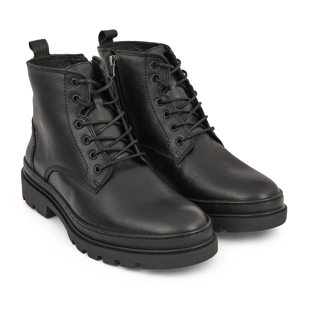 Botas de Cuero Premium de Estilo Urbano Para Hombre