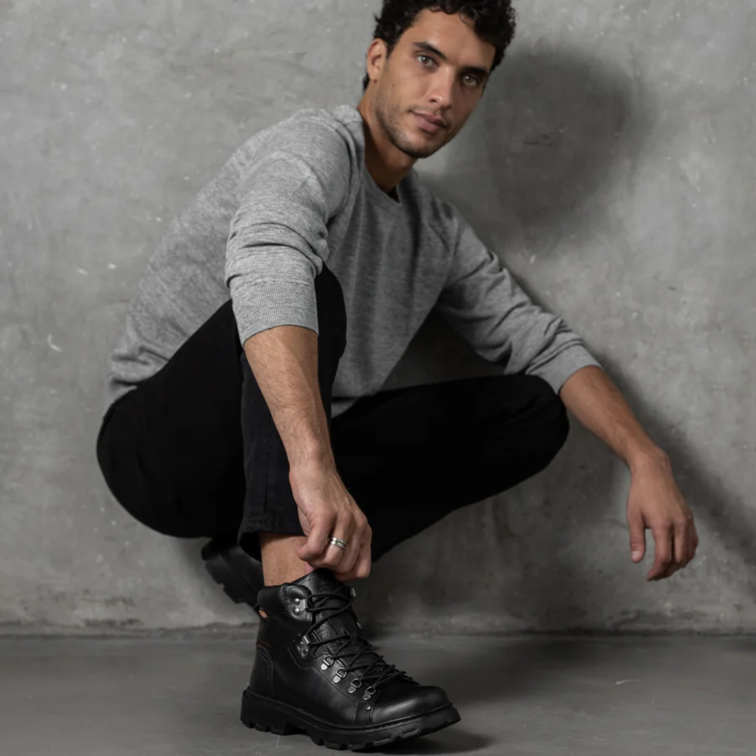 Bota de Trabajo De Estilo y Rendimiento Antideslizante Para Hombre®