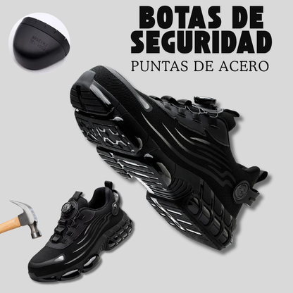 Botas de seguridad para hombre con hebilla giratoria